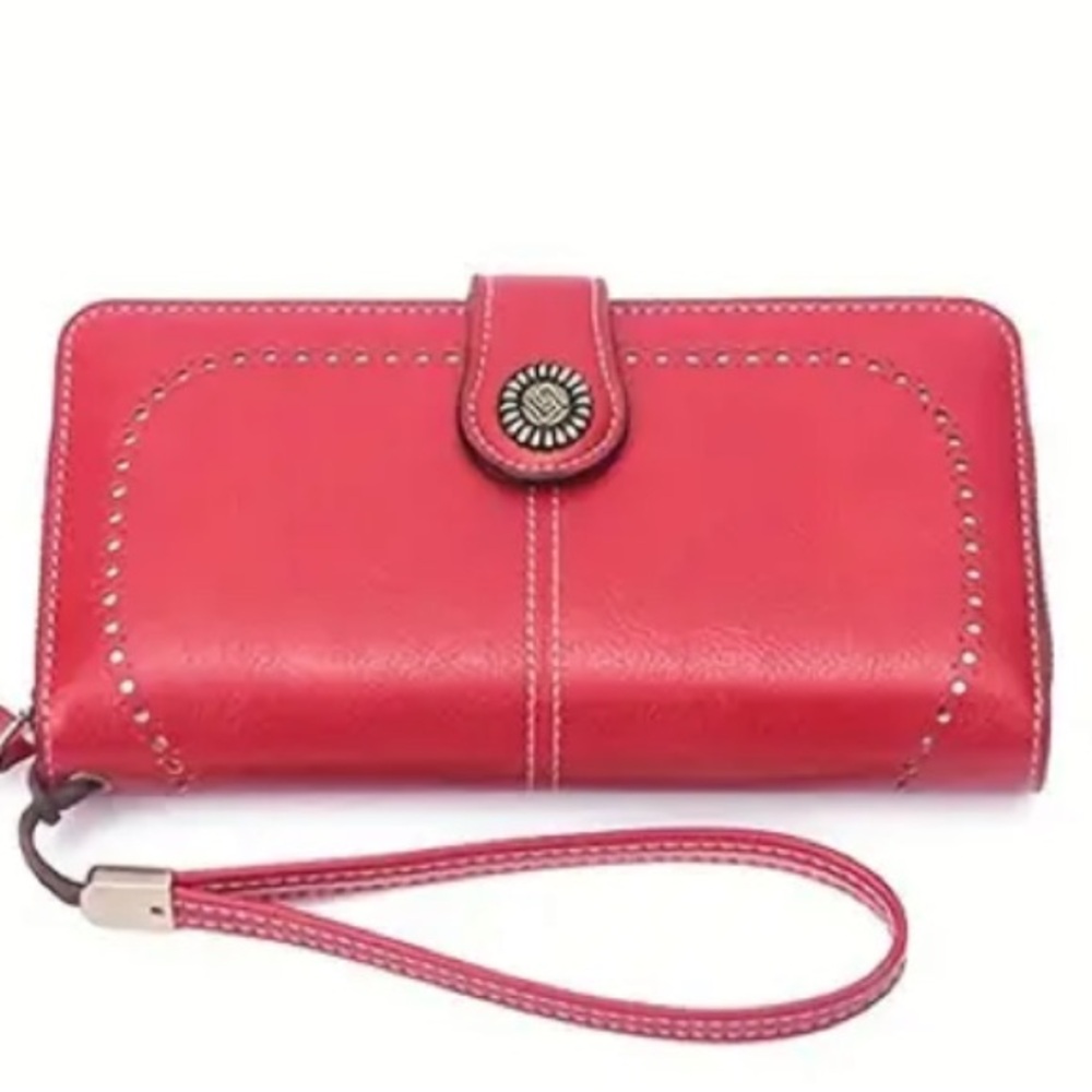 NEW Charm Infinite RFID Faux Leather Wallet